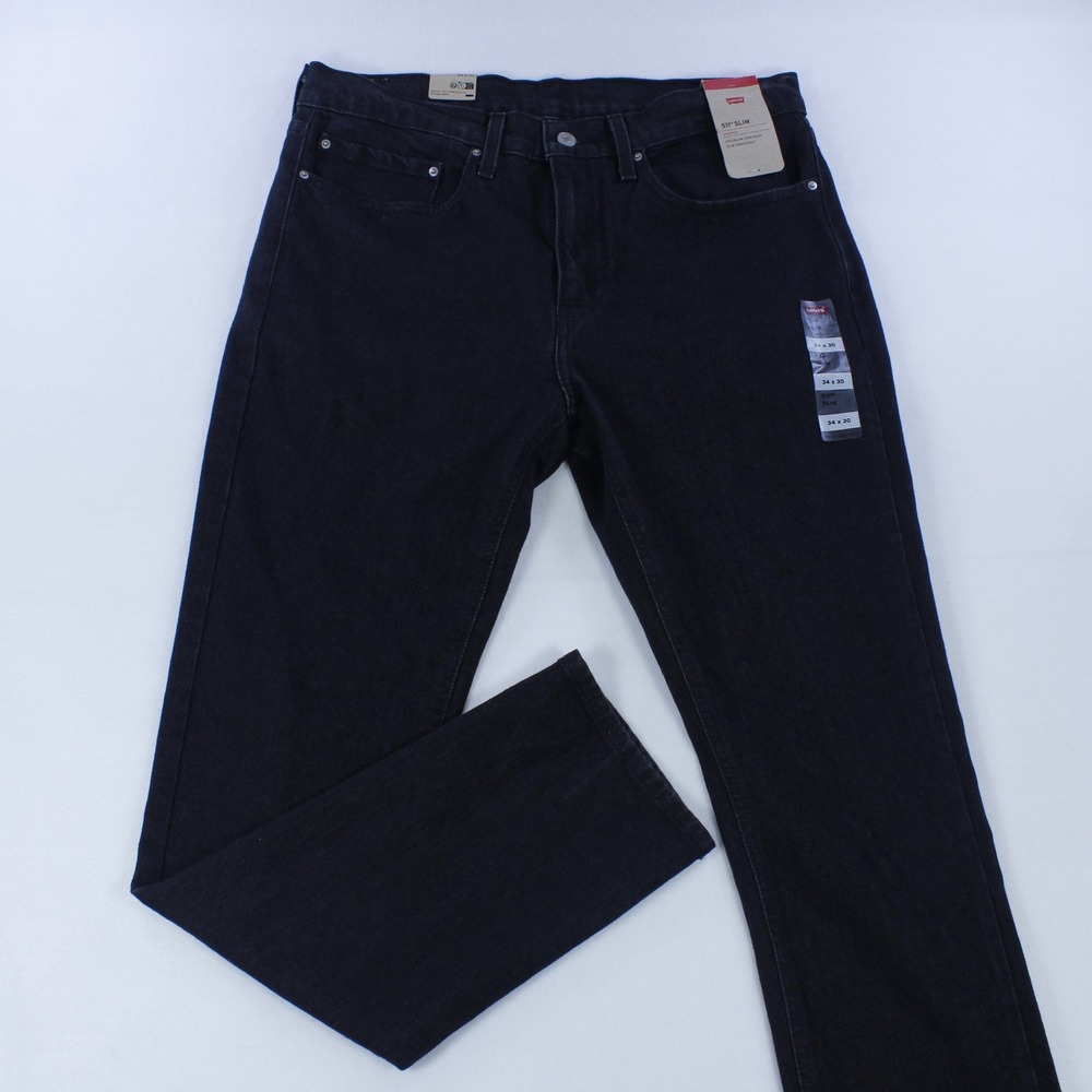 Levi's 511 Slim Fit Men's Jeans – Blackout, Size‎ W34 x L30